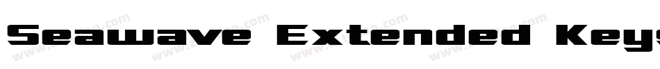 Seawave Extended Keyset字体转换